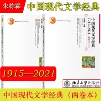[正版图书]两卷本 中国现代文学经典 1915-2021 上下册 朱栋霖 北京大学出版社 中国现代文学经典作品鉴赏 中国