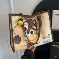 [正版图书]帆布包女夏大容量2023新款奇奇蒂蒂手提包购物袋大学生补课托特包