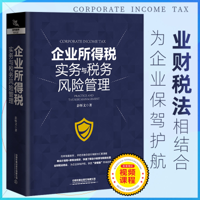 [正版图书]新书 企业所得税实务与税务风险管理 企业合理节税避税 一本书读懂财务报表 会计科目 企业会计制度书籍 企业如