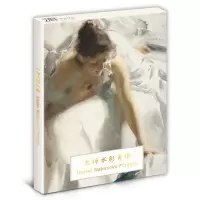 [正版图书]大师水彩肖像画临摹卡片明信片盒装油画世界名画小众艺术文创周边插画大尺寸手绘人物写生画册集素材16张贺卡原创治