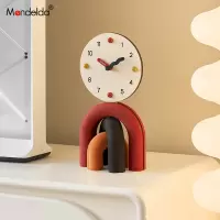 [正版图书]mandelda客厅桌面摆件家居饰品电视柜玄关创意简约座钟酒柜装饰品