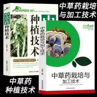 [正版图书]中草药栽培与加工技术草本药用植物根茎类中草药全草类花类果实种子生长环境和条件栽培技术地理分布加工炮制技术农业