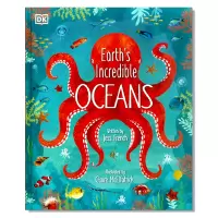 [正版图书] Earth's Incredible Oceans 了不起的地球海洋 惊人海洋生物主题插图视觉 海底世