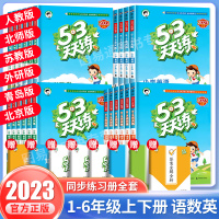 [正版图书]2023新版53天天练一二三四五六年级上册下册小学生同步练习册语文数学英语全套五三5.3练习册测试卷小儿郎提