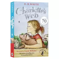 [正版图书]夏洛的网英文原版 Charlotte's Web 夏洛特的网 EB怀特 EB White 英文版英语阅读小说
