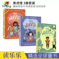 [正版图书]The Worries 焦虑怪3册套装 儿童英语桥梁书 情绪管理 逆商培养 涂鸦漫画风 课外读物 英文原版进