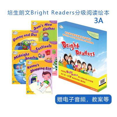 [正版图书]原版进口培生朗文英语儿童分级绘本Longman Bright Readers Level 3A套装(5本)香