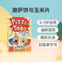 [正版图书]英文原版Pizza and Taco: Super-Awesome Comic! 披萨饼与玉米片 中小学生英