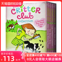 [正版图书]小动物俱乐部1-4册 英文原版 The Critter Club Collection 儿童课外英语阅读桥梁