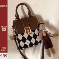 [正版图书]南风Chio2nd 兔子的报恩手提包包女2023新款秋冬菱格单肩斜挎小包