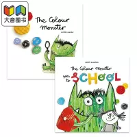 [正版图书]Anna Llenas 有颜色的小怪兽系列绘本2册套装 The Colour Monster 亲子故事 情绪