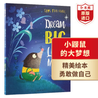 [正版图书]小鼹鼠的大梦想 英文原版 Dream Big Little Mole 汤姆珀西瓦尔 认识自己 拥抱自我 画面