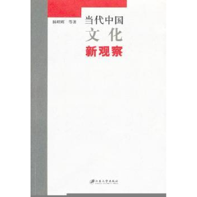 诺森当代中国文化新观察杨明辉等著97878113025江苏大学出版社