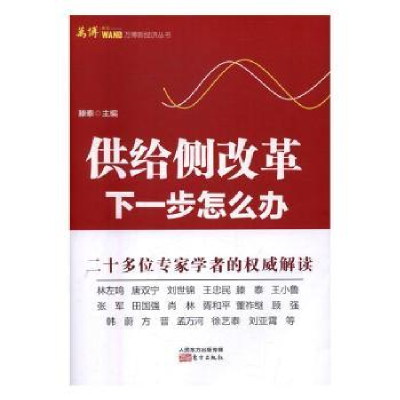 诺森供给侧改革 下一步怎么办滕泰主编9787506093095东方出版社