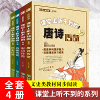 诺森课堂上听不到的传奇系列全4册塑封冯影9787553685007浙江教育