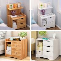 简易床头柜简约现代床边小柜子收纳储物柜卧室多功能组装床边柜