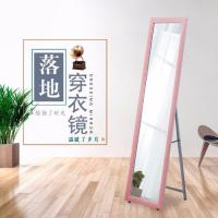 实木欧式穿衣镜试衣镜服装店镜子全身镜落地镜壁挂镜两用