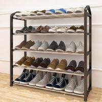 组装多层简易口小鞋架宿舍寝室经济型塑料鞋架子防尘省空间家用