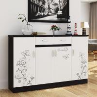 鞋柜家用口简易多层鞋架防尘仿实木玄关收纳柜架厅客厅储物柜