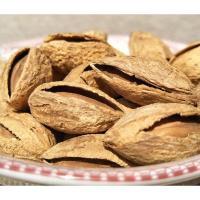 新疆巴旦木500g散装称斤大杏仁坚果带壳原味生八达木 原味