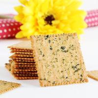 葡萄姐姐酥脆薄饼干360g盒早餐零食海苔咸味休闲食品小包装 海苔味*1+椰浆味*1