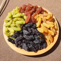 新疆特产葡萄干精品干果 小袋多彩 五彩葡萄干独小包装 四色混合500g(25小包)