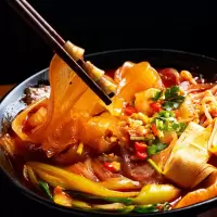 粉条土豆粉 东北特产 马铃薯粉条纯手工火锅粉条宽粉袋装500g