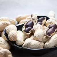 带壳富硒黑花生开袋即食五谷杂粮新鲜花生 带壳生的黑花生500g