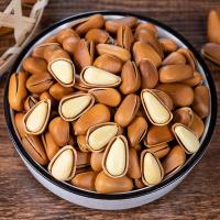 新货东北手剥开口红松子连罐500g分3罐装原味坚果籽仁炒货零食 大颗粒原味