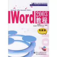   Word2003教程(专家级)(1张)9787121021114戴建耘,电子工业出版