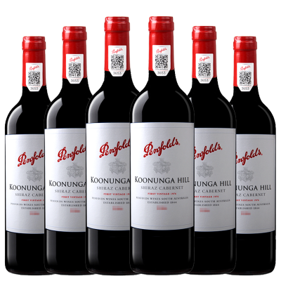 奔富 Penfolds 红葡萄酒 澳大利亚进口葡萄酒 奔富寇兰山/蔻兰山 750ml*6瓶 无原箱