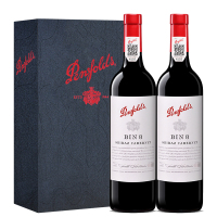 奔富 Penfolds 奔富8 BIN8 750ml*2瓶 红酒 礼盒 澳大利亚进口红葡萄酒
