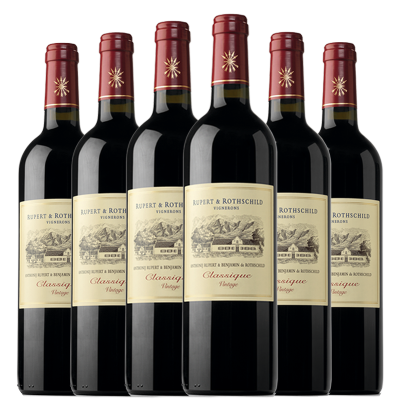 罗伯乐富齐传统红葡萄酒 南非小拉菲 750ml*6 红酒整箱 南非进口红酒