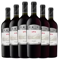 长城三星美乐干红葡萄酒(长城五星副牌) 750ml*6瓶 红酒整箱 长城(GreatWall)红酒 中粮长城葡萄酒