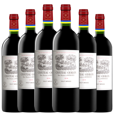 拉菲罗斯柴尔德 红酒 法国进口葡萄酒 整箱 750ml*6 拉菲遨迪诺古堡上梅多克 年份度数随机