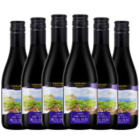 长城(GreatWall)红酒 中粮长城干红葡萄酒 长城海岸 梅鹿辄 小味儿多 187ml*6包装随机 品鉴装