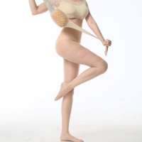 【48小时发货】春季美腿瘦身任意剪裁防狼连裤袜菠萝连体裤袜