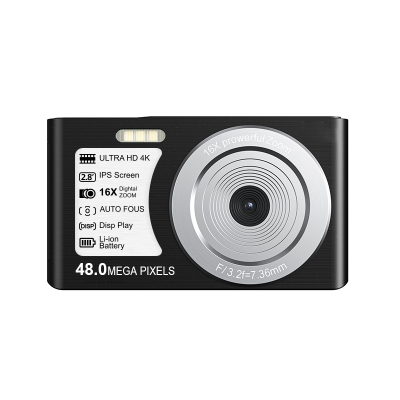 komery全新数码相机CCD高清自拍家用4K学生带拍照摄像录音入门级