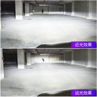 适用汽车氙气大灯泡氙气灯泡前大灯泡远光灯近光灯雾灯H1H4H7H11 55W[极白光]单只装 H7
