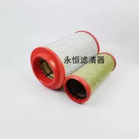 适用K2032PU空气滤芯PU2032空气滤清器K2032空滤(PU胶盖铁网加固)