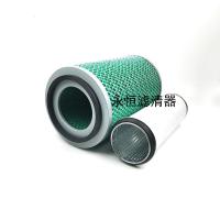 适用K2030空气滤芯尖头货车空气滤芯尖头空气滤清器K2030铁盖