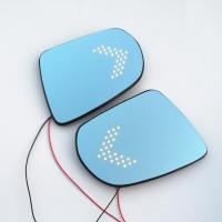 适用野马T70野马T80大视野蓝镜带LED转向灯防炫目广角后视镜倒车镜片 大视野蓝镜(电加热)一对(带LED)