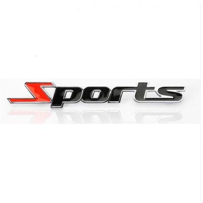 适用SPORT 汽车改装车标 运动版 纯金属3D立体车贴 汽车 尾标贴SPORTS