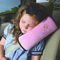 适用儿童汽车安全带套 护肩套 车用卡通可爱加长毛绒睡觉护肩枕