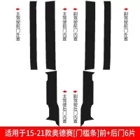 适用本田艾力绅奥德赛槛条迎宾踏板防踩保护汽车用品装饰专用 15-20款奥?赛*前门2片[车门防踢垫]