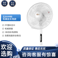 骆驼电风扇遥控落地扇家用台式强力工业电扇立式摇头宿舍大风 按键款塑料风叶五叶3米线