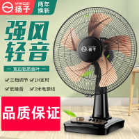 扬子电风扇台式家用宿舍12寸小台扇定时节能风扇摇头学生落地电扇