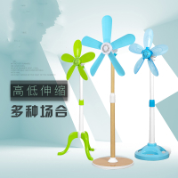 落地扇家用小型立式风扇软叶学生宿舍台式宿舍伸缩床头电风扇