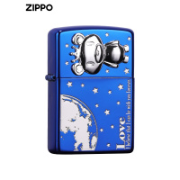 美国ZIPPO打火机 芝宝原装皇冠小熊幸运草愿望皆满 七夕情人节送男士打火机送礼收藏 愿望皆满