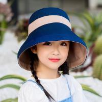 儿童渔夫帽子女夏天男宝宝防晒帽女童遮阳帽小学生孩子盆帽春秋季
